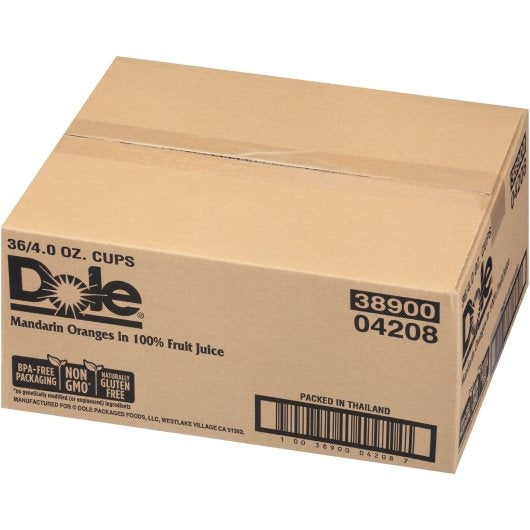 Dole Mandarin Oranges Slices in Juice, 36 x 4 oz Case - DOT product image 5