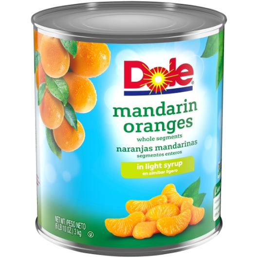 Dole Mandarin Oranges in Light Syrup, 6 x 106.187 oz Case - DOT product image 3