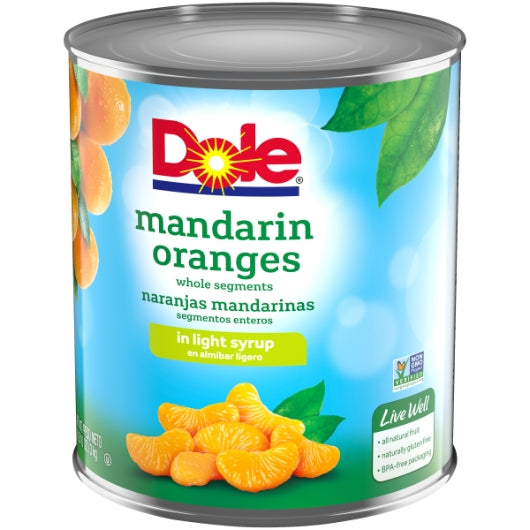 Dole Mandarin Oranges in Light Syrup, 6 x 106.187 oz Case - DOT product image 5