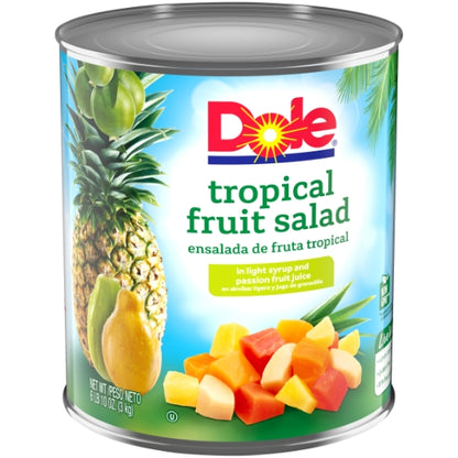 Dole Tropical Fruit Salad in Light Syrup, 6 x 102.133 oz Case - DOT product image 3