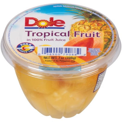 Dole Tropical Fruit in Juice, 12 x 7 oz Case - DOT product image 2