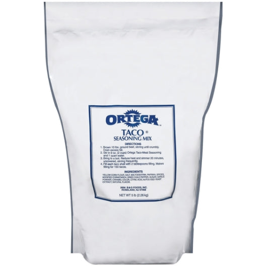 Ortega Taco Seasoning, 1 x 5 lb Case - Spices Seasonings
