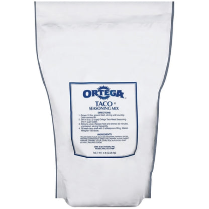 Ortega Taco Seasoning, 1 x 5 lb Case - Spices Seasonings