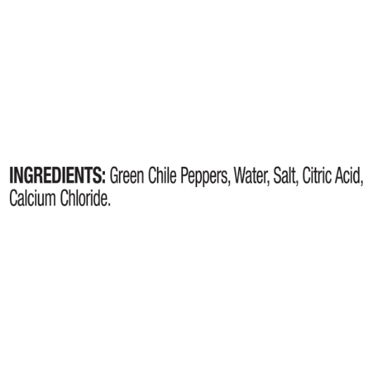 Ortega Diced Green Chiles, 12 x 26 oz Case - Fruit & Sides