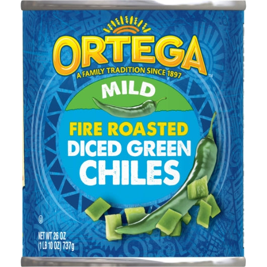 Ortega Diced Green Chiles, 12 x 26 oz Case - DOT product image 3
