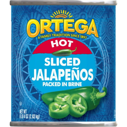 Ortega Sliced Jalapenos, 6 x 96 oz Case - DOT product image 3