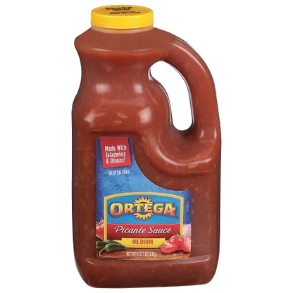Ortega Mild Picante Sauce, 4 x 1 GA Case - Front/center packaged product image
