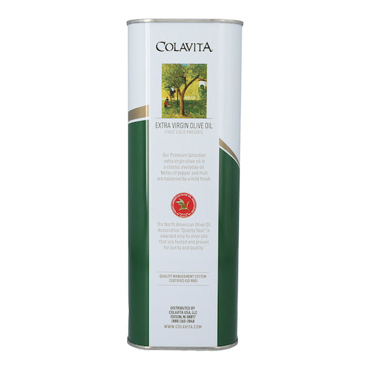 Colavita Extra Virgin Olive Oil Tin, 4 x 101.4 fl oz Case - DOT product image 2