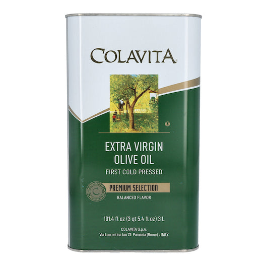 Colavita Extra Virgin Olive Oil Tin, 4 x 101.4 fl oz Case - DOT product image 5