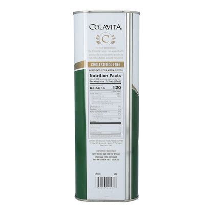 Colavita Extra Virgin Olive Oil Tin, 4 x 101.4 fl oz Case - DOT product image 3