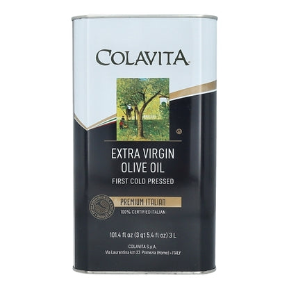 Colavita, Extra Virgin Olive Oil, Premium Italian (3 Liter, 4 Count) - DOT product image 1
