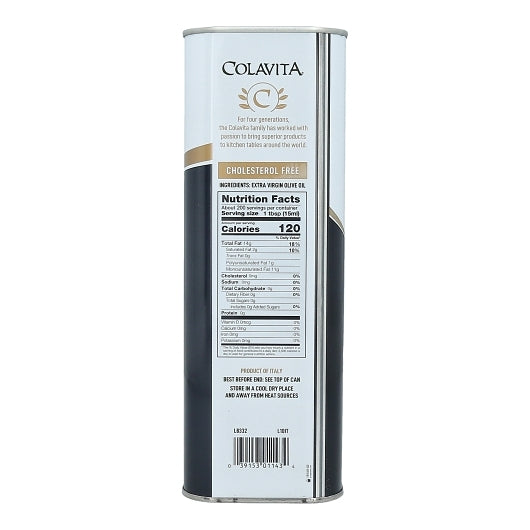 Colavita, Extra Virgin Olive Oil, Premium Italian (3 Liter, 4 Count) - DOT product image 2