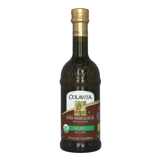 Colavita Organic Extra Virgin Olive Oil, 6 x 17 fl oz Case - Condiments & Sauces