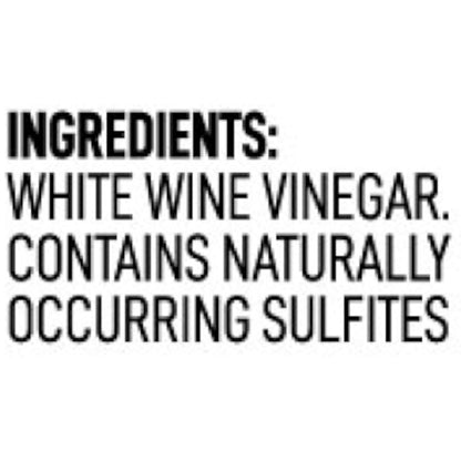 Colavita White Wine Vinegar Bulk, 2 x 169 fl oz Case - Ingredients label