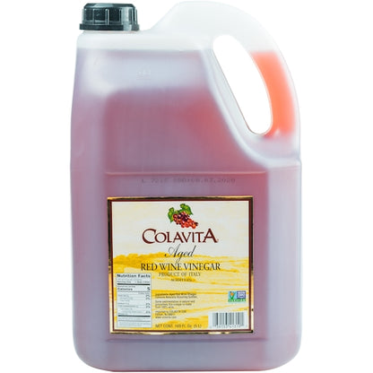 Colavita Red Wine Vinegar Bulk, 2 x 169 fl oz Case - Pantry Ingredients