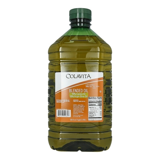 Oil Canola/Virgin Olive Oil 90/10, 6 x 128 fl oz Case - Condiments & Sauces