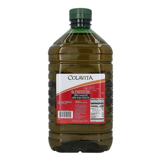 Oil Virgin Olive/Canola 50/50 Oil Blend, 6 x 128 fl oz Case - Condiments & Sauces