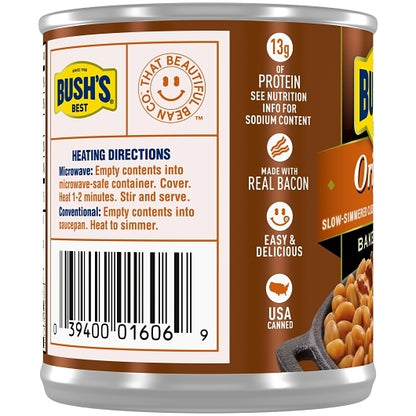 Bush's Best Pop Top Original Baked Beans, 12 x 8.3 oz Case - DOT product image 5