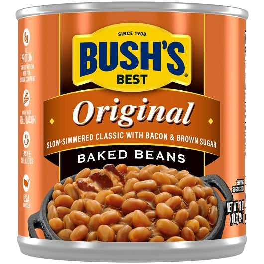 BUSH'S Beans Original Baked Beans, 12 x 16 oz Case - DOT product image 2