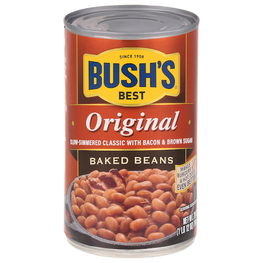 Bush's Best Original Baked Beans, 12 x 28 oz Case - Beans & Legumes