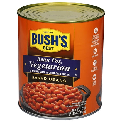 Bushs Vegetarian Baked Beans, 6 x 117 oz Case - Alternate product angle or state