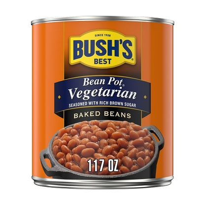 Bushs Vegetarian Baked Beans, 6 x 117 oz Case - Beans & Legumes