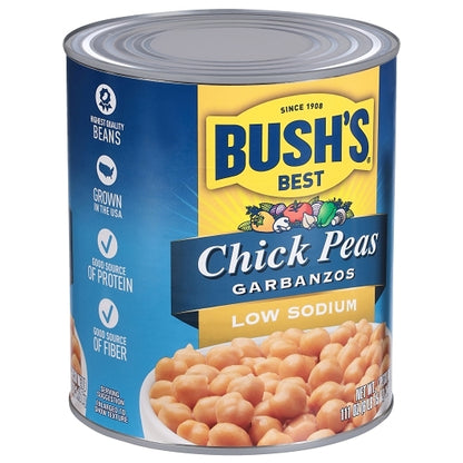 Bushs Best Low Sodium Garbanzo Beans, 6 x 111 oz Case - DOT product image 2
