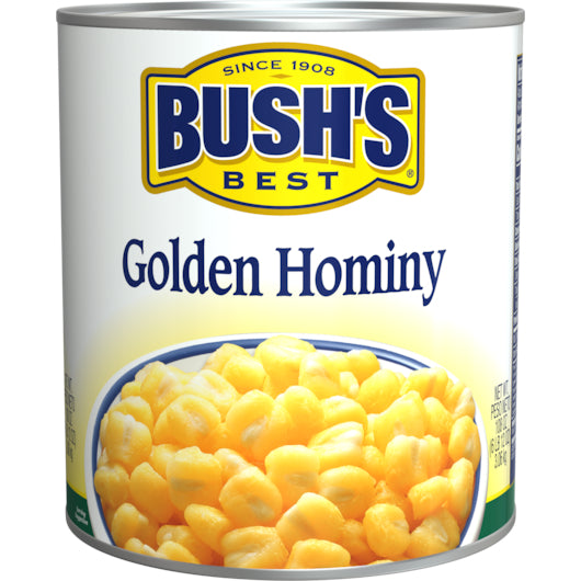 Bushs Best Golden Hominy, 6 x 108 oz Case - DOT product image 2