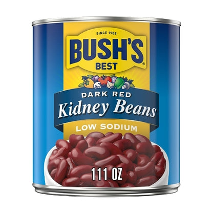 Bushs Best Low Sodium Dark Kidney Beans, 6 x 111 oz Case - DOT product image 3