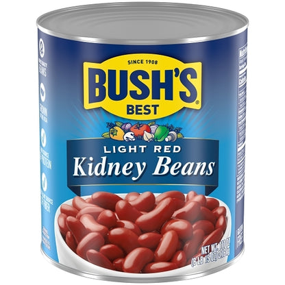 Bush's Best Light Red Kidney Beans, 6 x 111 oz Case - Beans & Legumes