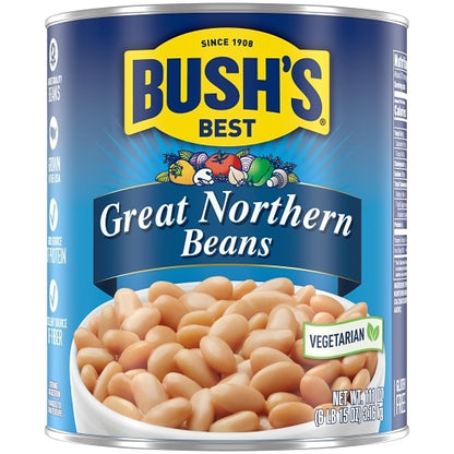Bush's Best Great Northern Beans, 6 x 111 oz Case - DOT product image 2