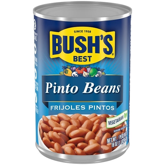 Bush's Best Pinto Beans, 12 x 16 oz Case - Beans & Legumes