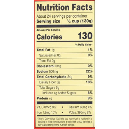 Showboat Pork & Beans Can, 6 x 112 oz Case - DOT product image 3