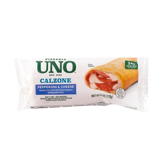 Pizzeria Uno Individual Pepperoni Calzone, 8 x 6 oz Case - Prepared Foods