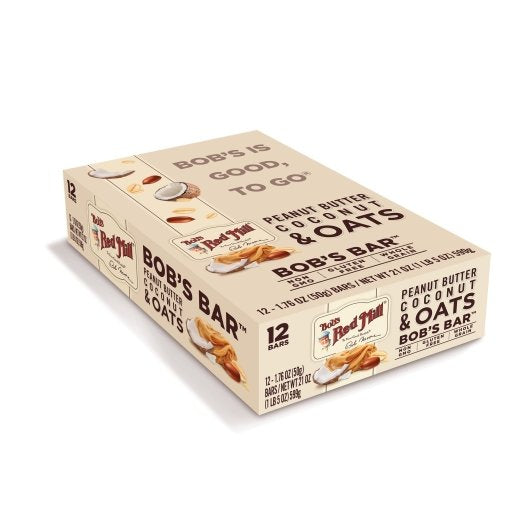 Bob's Red Mill Peanut Butter Coconut And Oats Bar, 12 x 12 x 1.76 oz Case - DOT product image 5