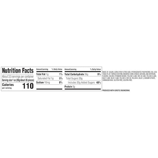 Skittles Tear/Share Sours Share Pack, 6 x 24 x 3.3 oz Case - DOT product image 6