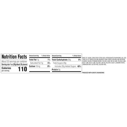 Skittles Tear/Share Sours Share Pack, 6 x 24 x 3.3 oz Case - DOT product image 6