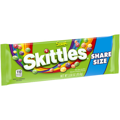 Skittles Tear/Share Sours Share Pack, 6 x 24 x 3.3 oz Case - DOT product image 3