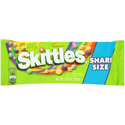 Skittles Tear/Share Sours Share Pack, 6 x 24 x 3.3 oz Case - DOT product image 7