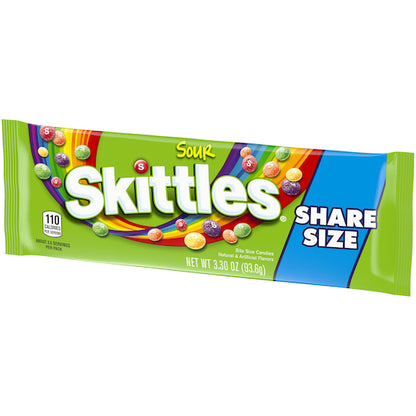 Skittles Tear/Share Sours Share Pack, 6 x 24 x 3.3 oz Case - DOT product image 4