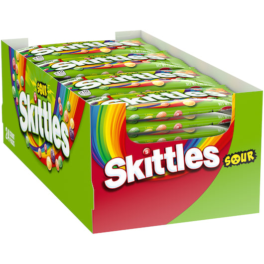 Skittles Sours Singles, 12 x 24 x 1.8 oz Case - DOT product image 4