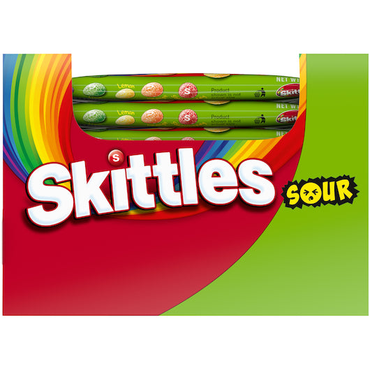 Skittles Sours Singles, 12 x 24 x 1.8 oz Case - DOT product image 3