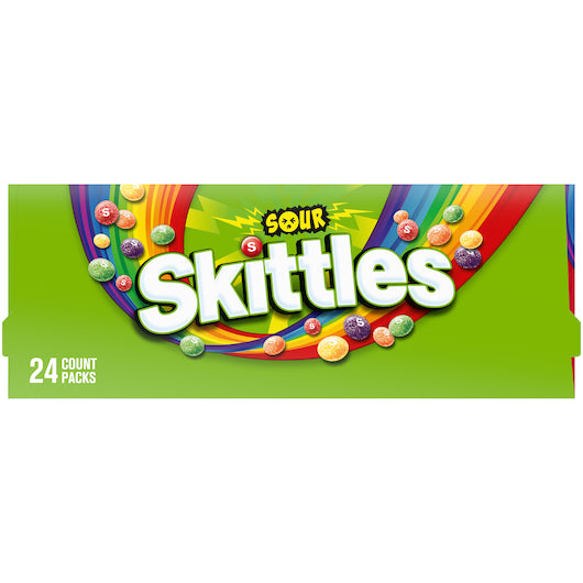 Skittles Sours Singles, 12 x 24 x 1.8 oz Case - DOT product image 5