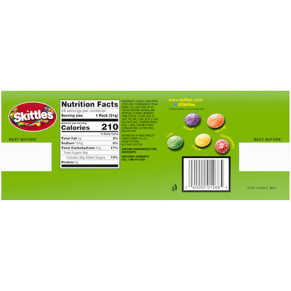 Skittles Sours Singles, 12 x 24 x 1.8 oz Case - DOT product image 7