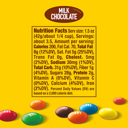 M&M's Milk Chocolate, 12 x 5.3 oz Case - DOT product image 3