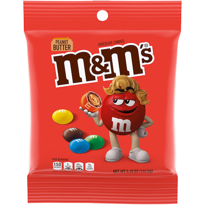 M&M's Peanut Butter, 12 x 5.1 oz Case - Candy & Confections