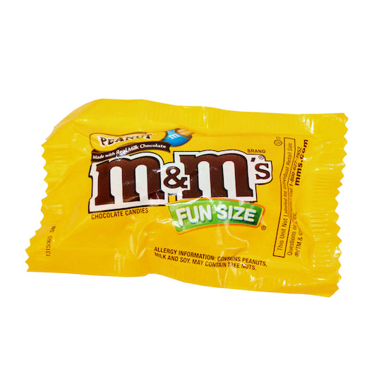 M and Ms Fun Size Peanut, 1 x 23 lb Case - Candy & Confections