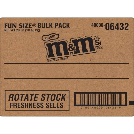 M and Ms Fun Size Peanut, 1 x 23 lb Case - DOT product image 5