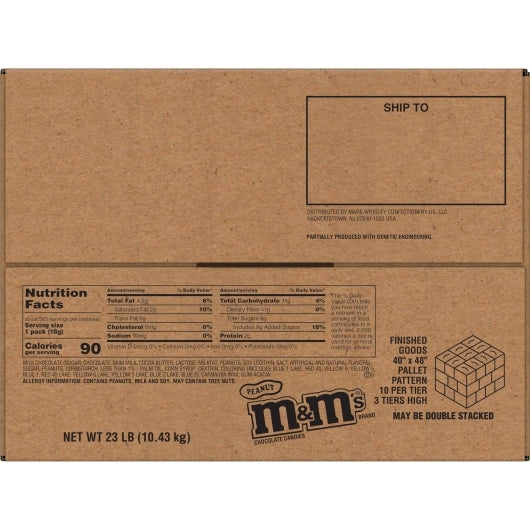 M and Ms Fun Size Peanut, 1 x 23 lb Case - DOT product image 7