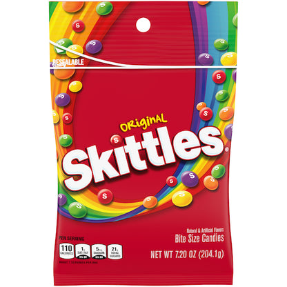 Skittles Original Candy, Multy Coloured (7.2 Ounces, Pack Of 12) - DOT product image 1